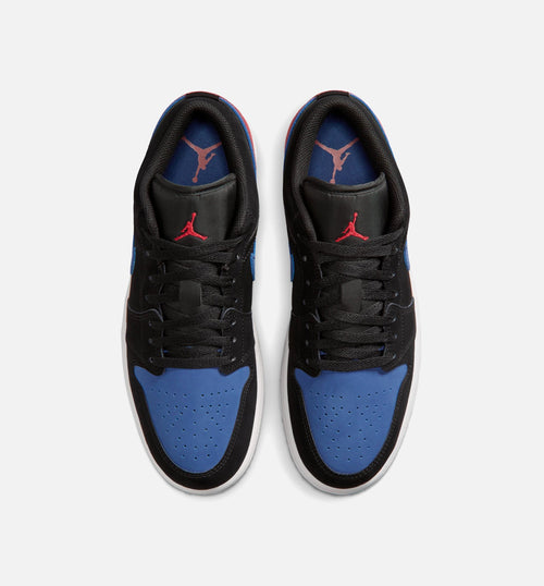 Air Jordan 1 Low Men's Shoes - Black/Summit White/True Blue/Varsity Red