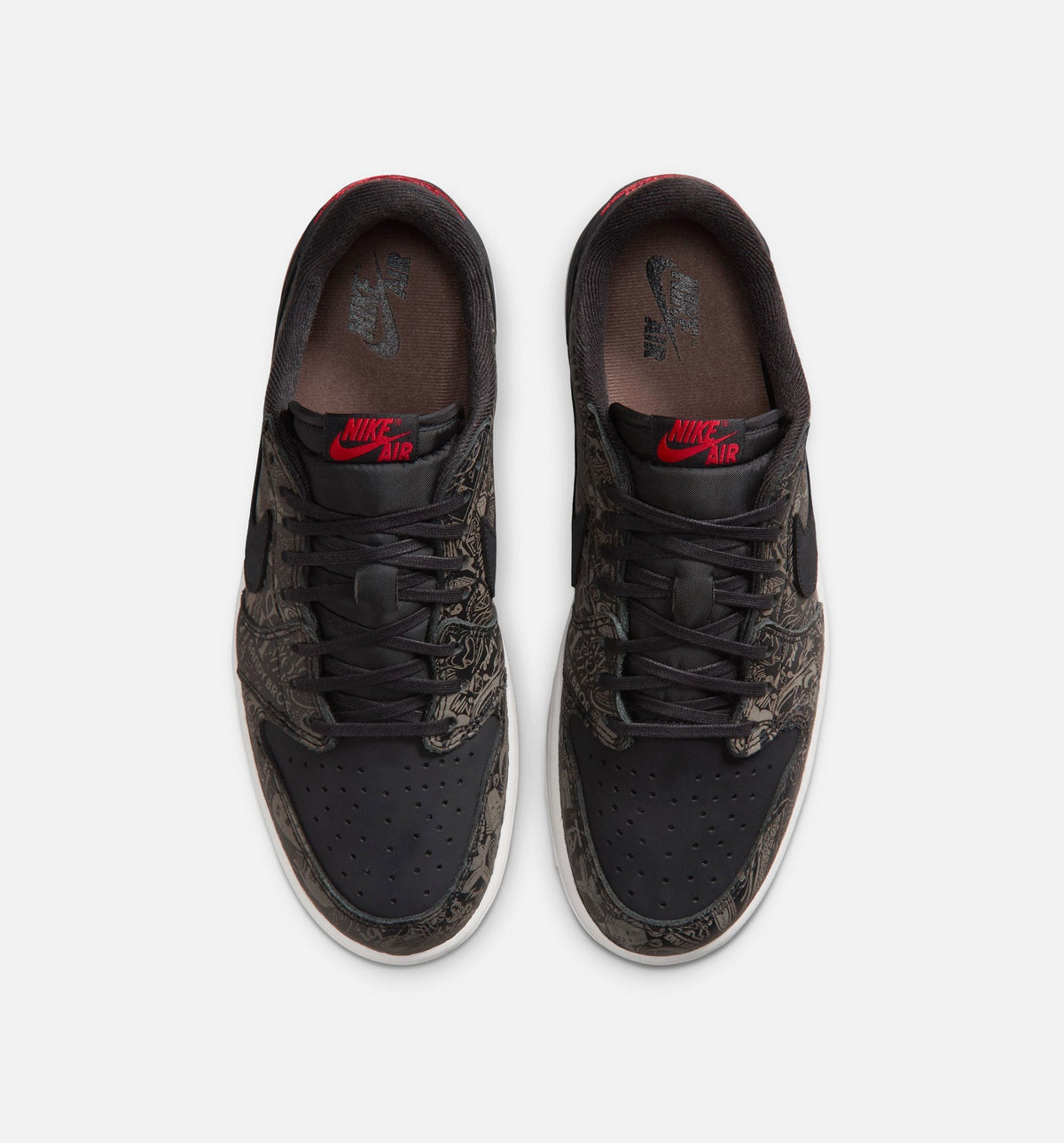 Air Jordan 1 Retro Low OG Laser Men's Shoes - Black/Varsity Red/Summit White