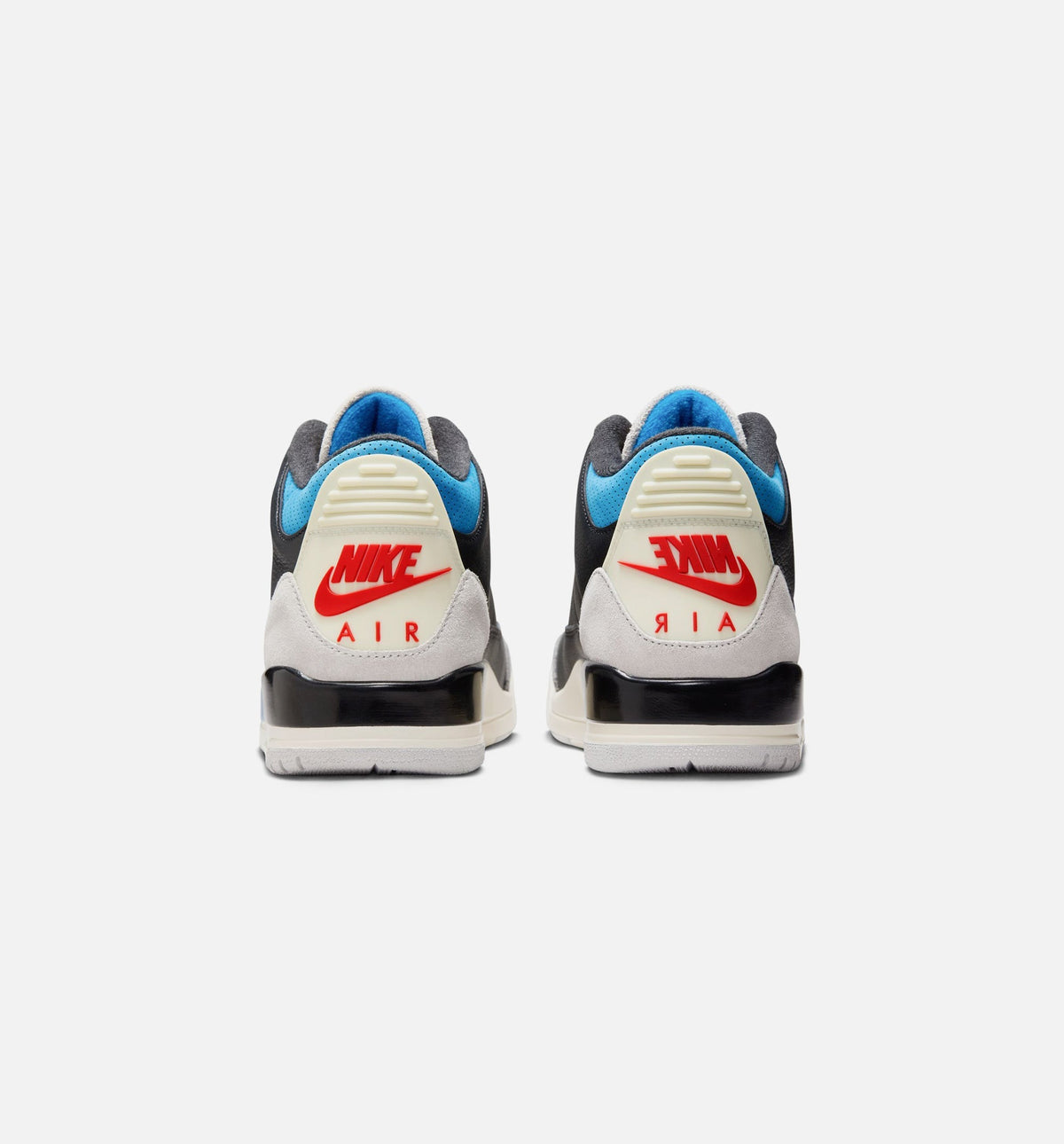 Air Jordan 3 Retro OG Rare Air Men's Shoes - Black/Chile Red/Neutral Grey