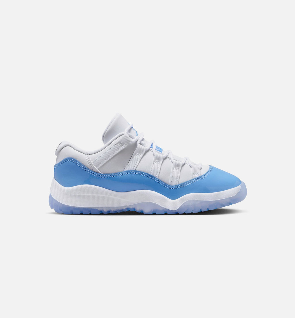 Air Jordan 11 Retro Low University Blue Preschool Lifestyle Shoe - White/University Blue/Black