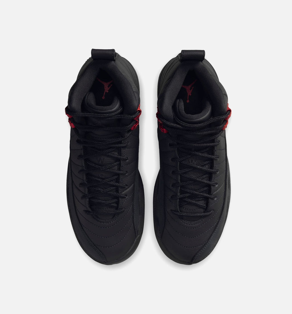 Air Jordan 12 Retro Bloodline Grade School Lifestyle Shoe - Black/Varsity Red