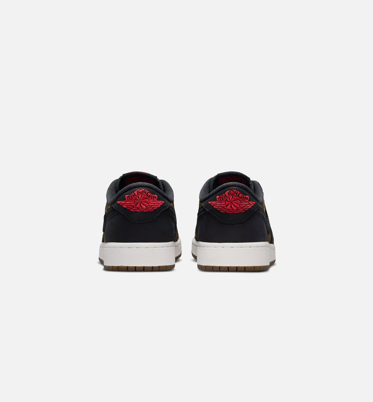 Air Jordan 1 Retro Low OG Laser Grade School Shoes - Black/Varsity Red/Summit White