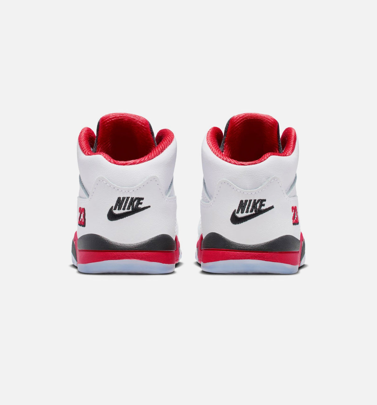 Air Jordan 5 Retro Fire Red Infant & Toddler Lifestyle Shoe - Fire Red/White