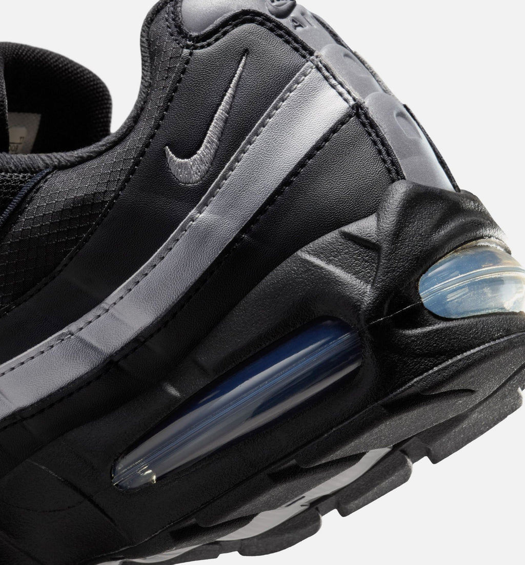 Air Max 95 Big Bubble OG Reflective Accents Men's Lifestyle Shoe - Black/Black/White/Metallic Silver